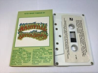 HITS MADE FAMOUS BY NASHVILLE SUPERSTARS Cassette1982 Universal Records 4-160 - Image 1 of 4
