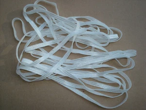 Elastique couture blanc 15 mètres plat 6mm masque caoutchouc lien protection - Imagen 1 de 6
