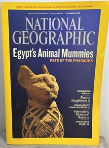 National Geographic Magazine November 2009 Egypt’s Animal Mummies  Collectable - Picture 1 of 21