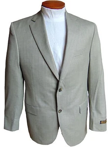 Chaqueta Blazer de Lana Espina de Arenque Gris Crudo para Hombre LORO PIANA NUEVA CON ETIQUETAS 40R 40 - Imagen 1 de 4
