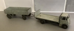 CAMIÓN PLANO DINKY TOYS NO.513 GUY CON TAILBOARD (Original) y REMOLQUE - Imagen 1 de 19