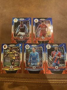 2021 Panini Prizm Premier League Red White Blue Jacob Ramsey Pedro Rookie X(5)