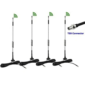 4 piezas antena 4G LTE TS9 omni booster apta para Netgear Nighthawk M1 MR1100 - Imagen 1 de 11