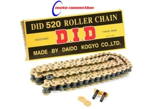 DID 520 RJ Gold & Black Drive Chain Motocross 125 - 450 - Picture 1 of 1