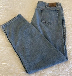 Jeans Wrangler Relaxed Fit 38x34 misto cotone blu denim invecchiato. - Foto 1 di 17