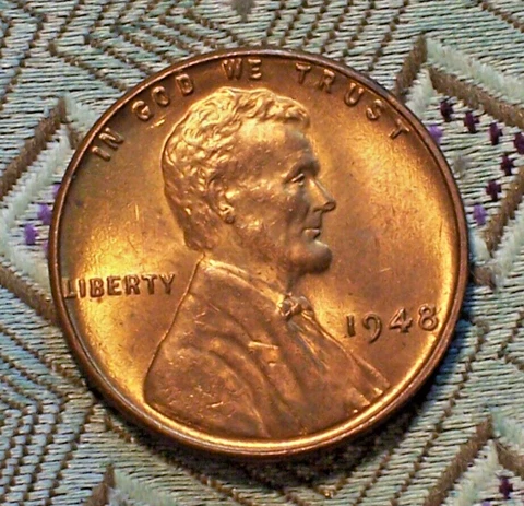 1948-P BU Lincoln Cent (1 COIN) (ITM#6002) Cover