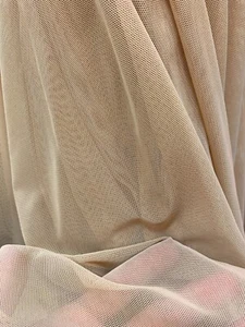 NUDE Stretch Spandex Sheer Power Mesh Fabric (54 in.) Sold By The Yard - Picture 1 of 2