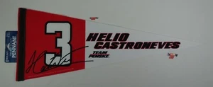 #3 Helio Castroneves Team Penske Collector Pennant Indianapolis 500 IndyCar - Picture 1 of 9
