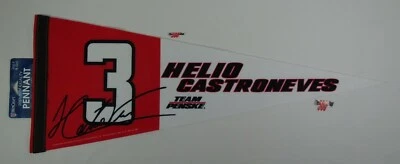 #3 Helio Castroneves Team Penske Collector Pennant Indianapolis 500 IndyCar - Image 1 of 4