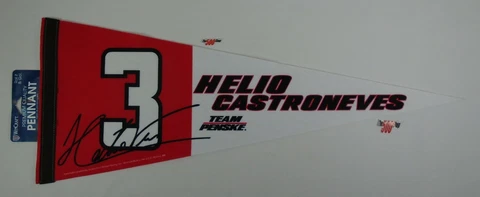 #3 Helio Castroneves Team Penske Collector Pennant Indianapolis 500 IndyCar Cover