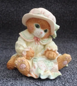 Calico Kittens 1993 Our Friendship Is a Quilt Of Love Figurine Hillman Adorable - Picture 1 of 5