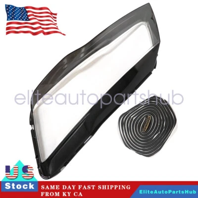 Para Audi A7 S7 RS7 2012-2015 NUEVO Faro Delantero Izquierdo Lente Transparente Carcasa + Pegamento Sellado Foto 1 de 4
