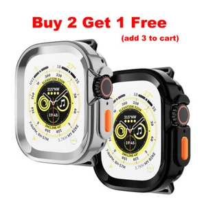 Coque Robuste pour Apple Watch Series 10/9/8/7/6/5/SE/Ultra 2 TPU Antichoc Bumper - Photo 1 sur 33