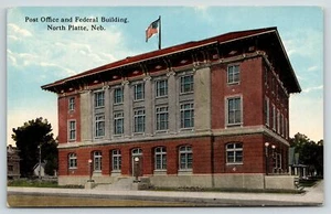 North Platte Nebraska~Post Office & Federal Bldg~Faux? 2nd Story Columns~c1910 - Picture 1 of 2