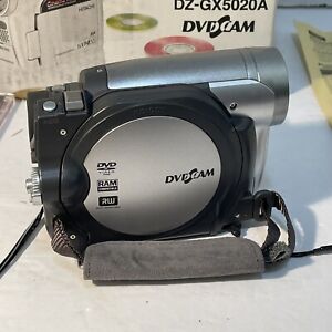 HITACHI DZ-GX5020A DVD CAM Video Camcorder 30X Zoom Charger 7 BLANK MEDIA VTG