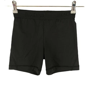 Adidas Climalite Girls Black Tech Fit Compression Shorts Size 11 - 12 Years - Picture 1 of 8