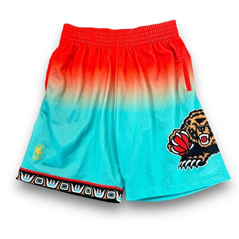 Mitchell & Ness NBA Fadeaway Swingman Shorts Grizzlies 1996 Men's Size Medium Cover