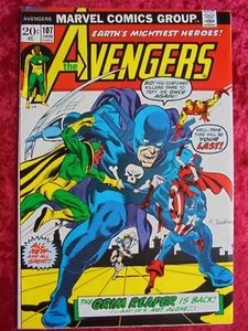 AVENGERS #107 MARVEL COMICS 1973 BRONZE AGE STARLIN ART  - Picture 1 of 2