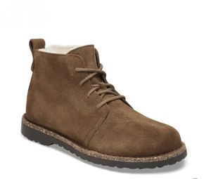 Birkenstock Uppsala Mid Shearling Suede Leather - Dark Tea EU 36R - 42R - Picture 1 of 2