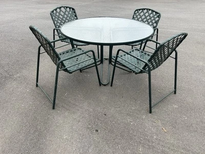 Beautiful Brown Jordan Patio Set Table And 4 Chairs  - Image 1 of 4