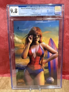 MARVEL COSTUME DA BAGNO SPECIAL #1 QUASI NUOVO SHANNON MAER 616 COMICS VIRGIN LTD 1000 Cgc 9,8 - Foto 1 di 3