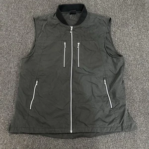 Scottevest The 101 Vest Men's Size L Black Fill Zip Sleeveless Zip Pockets - Picture 1 of 5