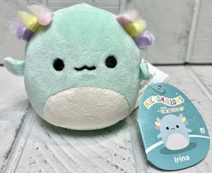 Squishmallows Micromallow Irina Axolotl Mini Peluche Peluche Peluche da Collezione Nuovo con etichette - Foto 1 di 4
