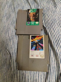 LOTE (2) Juegos NES Tecmo Super Bowl (Nintendo NES, 1991) y Roadblasters