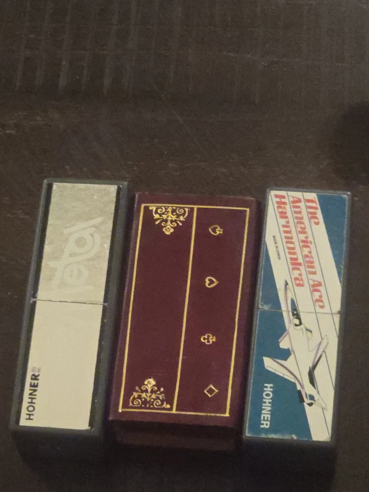 INCREÍBLE OFERTA DE 2 ARMÓNICAS 1) Hohner THE AMERICAN ACE & 2) Hohner HOTMETAL Armónica Foto 1 de 4