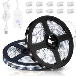 LED Light Strip Motion Sensor, USB Powered, Waterproof Rope Lights 6000K, Day... - Picture 1 of 7