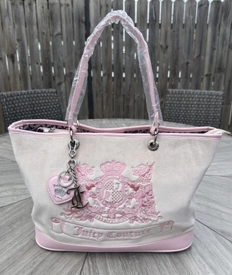Juicy Couture UK Tote Twig Dog Large Tote Beige/pink United Kingdom Tote - Image 1 of 4