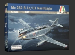 Messerschmitt Me 262 B-1a / U1 ITALERI 1:48 plastic model kit 2679 - Imagen 1 de 2