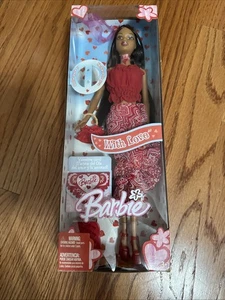 Muñeca Barbie de San Valentín con tarjeta de San Valentín, Mattel 2005 caja manchada - Imagen 1 de 15