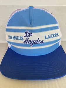 VGT Los Angeles Laker/ Dodgers Mesh Trucker Hat Hardwood Classic VGC - Picture 1 of 17
