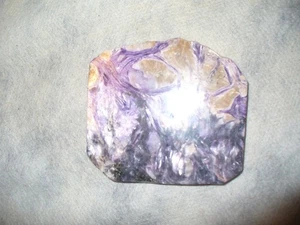 ¿Losa de ágata púrpura? Mineral de roca sobre 3" - Imagen 1 de 3