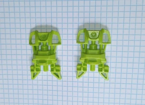 2 pezzi Bionicle Lego 87791 piedi verde lime con connettore asse WYSIWYG - Foto 1 di 24