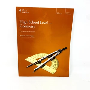 The Great Courses: High School Level Geometry WORKBOOK Only James Noggle - Picture 1 of 12