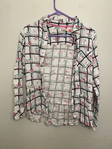 SO BRAND "COZY SHIRT" SIZE 16 WHITE LONG SLEEVES - Picture 1 of 3