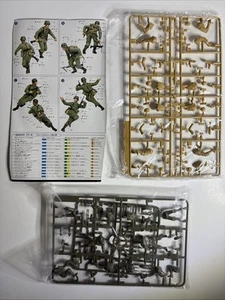 2 KITS! Tristar # 35024 & Tamiya # 35192 German & US WW2 Infantry 1/35 Scale - Picture 1 of 7