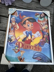 Pinocchio The Walt Disney Company Original Poster Framed USA Vintage New Caldor - Picture 1 of 3