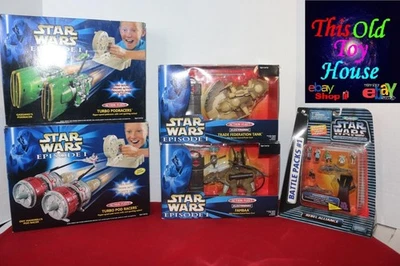 STAR WARS EPS 1 GALOOB X5 TANQUE DE ALIMENTACIÓN COMERCIAL ELECTRÓNICO FAMBAA POD RACERS NUEVO EN CAJA 1999 Foto 1 de 4