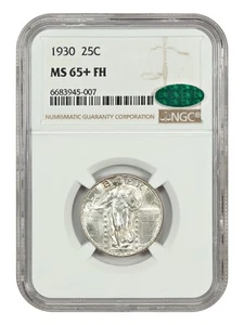 1930 25C NGC/CAC MS65+FH - Standing Liberty Quarter - Picture 1 of 4