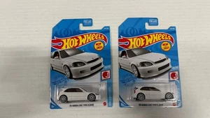 Hot Wheels '99 Honda Civic Type R EK9 HW J-Imports Series 10/10 214/250 Lote de 2 - Imagen 1 de 4