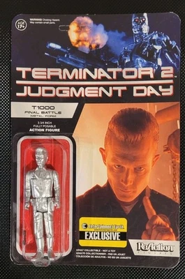 Terminator 2 Judgement Day T1000 batalla final (forma de metal) figura sin perforar  Foto 1 de 3