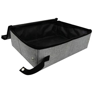 Travel  Litter Box Portable  Litter Box with Lid Collapsible Q8M3