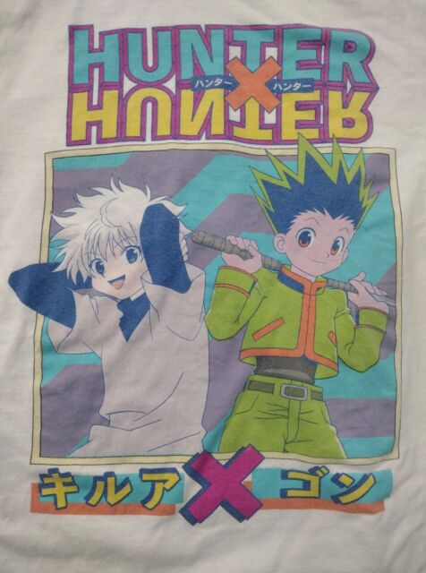 Hunter X Hunter Anime Cartoon Mens White Short Sleeve Graphic Tee : Target