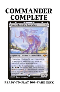 Morophon, the Boundless CHANGELING ELDRAZI TRIBAL Magic CustomCommander Deck - Picture 1 of 9