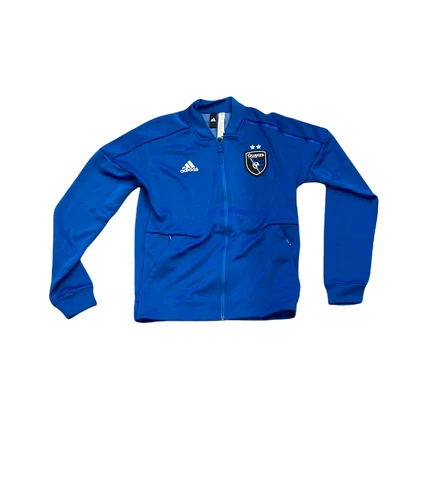 NEW NWOT San Jose Earthquakes Men's Anthem Full Zip Up Jacket Small Cover