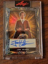 2023 Leaf Metal Whatnot Celebrity Exclusive Jon Heder Auto BA-JH1 Black 2/2