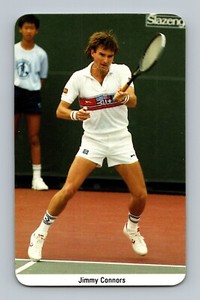 1987 Fax Pax Jimmy Connors Tennis Card